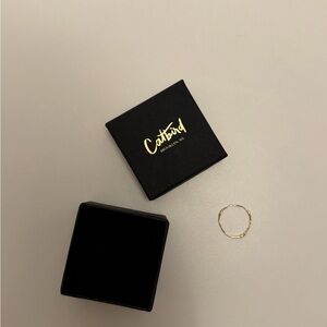 Catbird Painter's Gold Stacking Ring